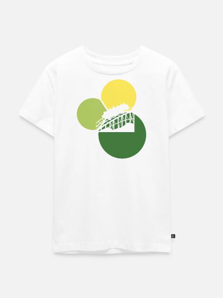 Rummel Kirmes - Kinder Premium Bio T-Shirt - Weiß