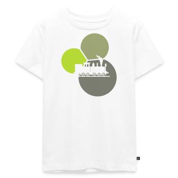 Model Railway Steam Locomotive Railway - Kids Premium Organic T-Shirt - white - Front - Hailey (125cm)