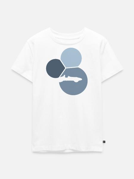 Driften Rennwagen - Kinder Premium Bio T-Shirt - Weiß