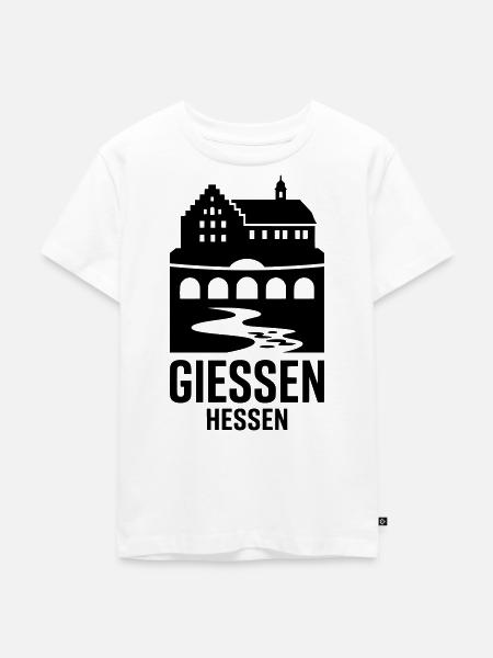 Giessen Hessen - Kinder Premium Bio T-Shirt - Weiß