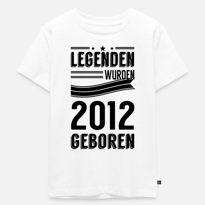 2012 - Kinder Premium Bio T-Shirt - Weiß
