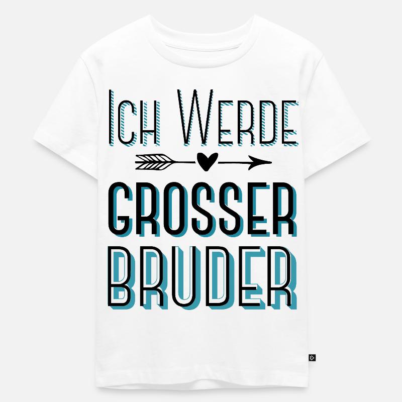 Großer bruder - T-shirt Premium bio Enfant - blanc