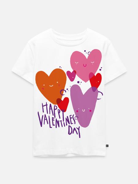 Love white - Kinder Premium Bio T-Shirt - Weiß