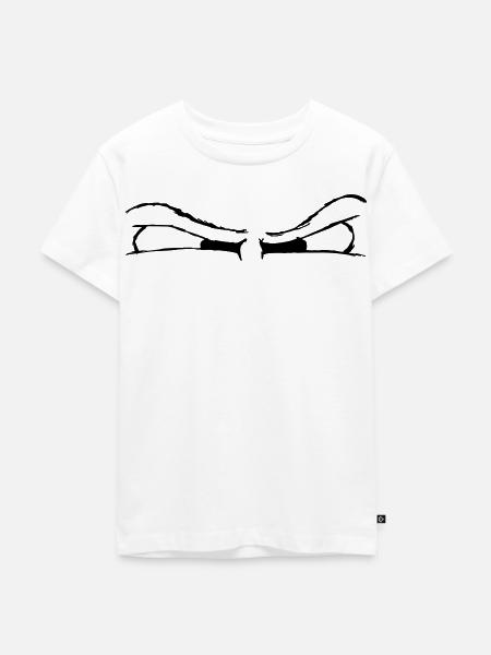 Böser Blick - Kinder Premium Bio T-Shirt - Weiß