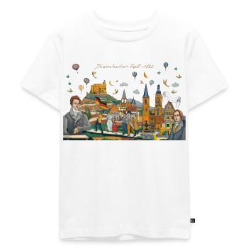 Hambacher Fest 1832 - Kinder Premium Bio T-Shirt - Weiß - Vorne - Hailey (125cm)