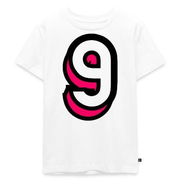 9. BIRTHDAY. HAPPY BIRTHDAY - Kids Premium Organic T-Shirt - white - Front - Hailey (125cm)
