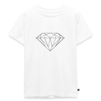 Liams dimond - T-shirt Premium bio Enfant - blanc - Devant - Hailey (125cm)