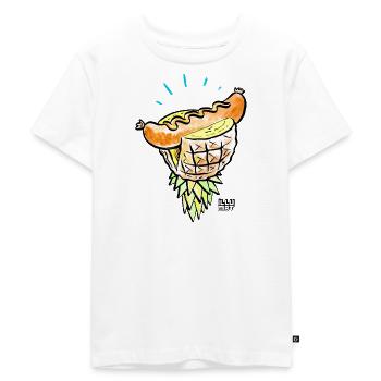 tropical wurst - Kinder Premium Bio T-Shirt - Weiß - Vorne - Hailey (125cm)