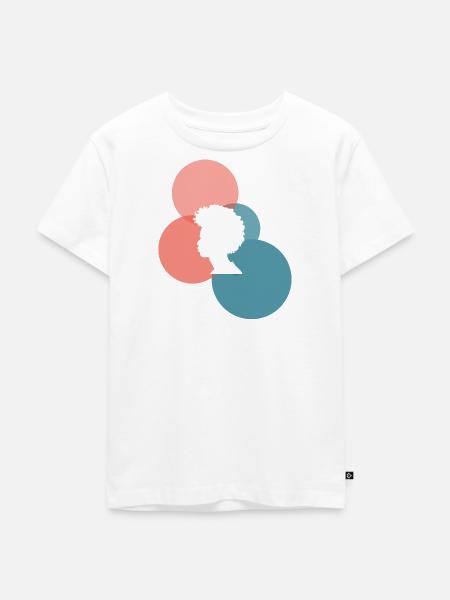 Funky Afro Groove - Kinder Premium Bio T-Shirt - Weiß