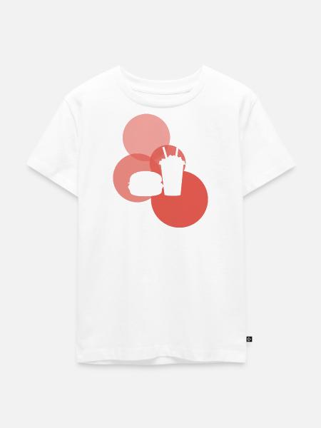 Imbisswagen Imbiss Burger - Kinder Premium Bio T-Shirt - Weiß