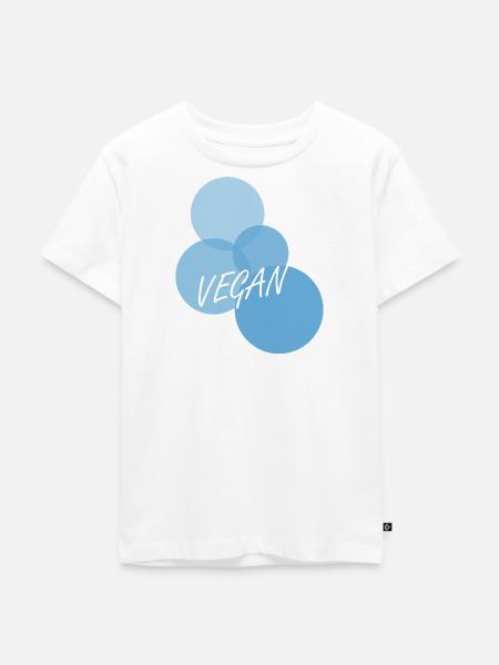 Veganerin Tierschutz - Kinder Premium Bio T-Shirt - Weiß