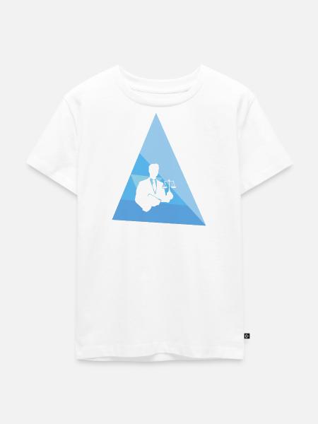 Gericht Anwalt Behandlung - Kinder Premium Bio T-Shirt - Weiß