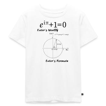 Euler's formula Mathe Schule Geschenk - Kinder Premium Bio T-Shirt - Weiß - Vorne - Hailey (125cm)