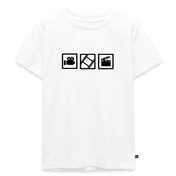Film - T-shirt Premium bio Enfant - blanc - Devant - Hailey (125cm)