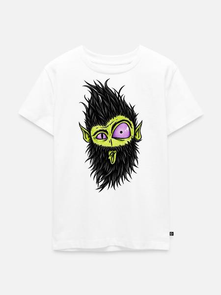 baertiger_Zombie - Kinder Premium Bio T-Shirt - Weiß
