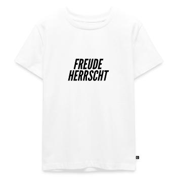 Freude herrscht - Kinder Premium Bio T-Shirt - Weiß - Vorne - Hailey (125cm)