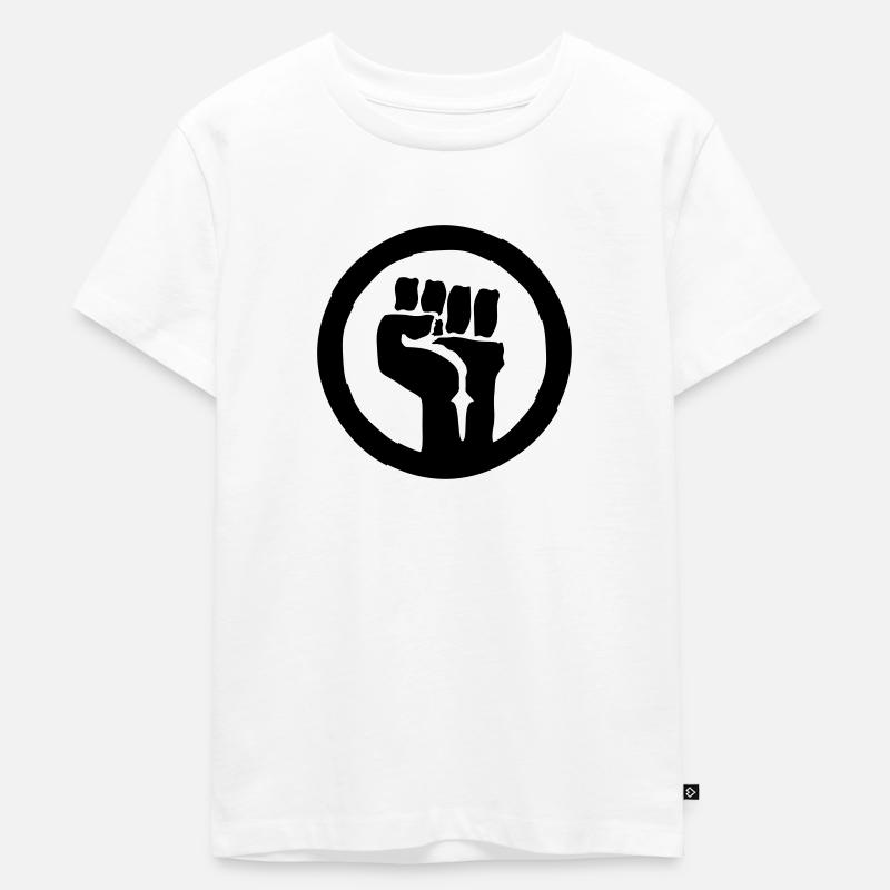 Revolution - Kinder Premium Bio T-Shirt - Weiß
