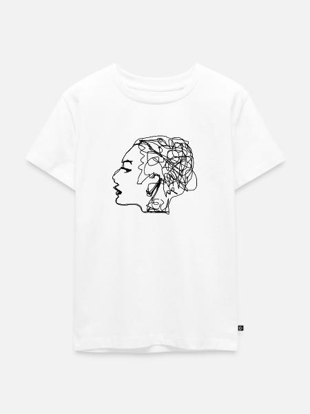 psychology - Kinder Premium Bio T-Shirt - Weiß