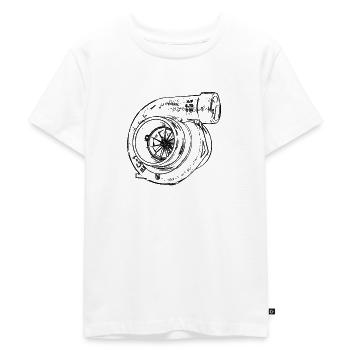 Turbocharger Boost Boost Pressure Tuning Turbocharger - Kids Premium Organic T-Shirt - white - Front - Hailey (125cm)