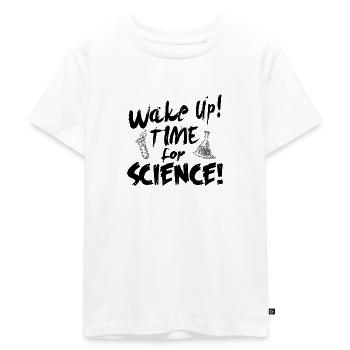 Science - Kids Premium Organic T-Shirt - white - Front - Hailey (125cm)