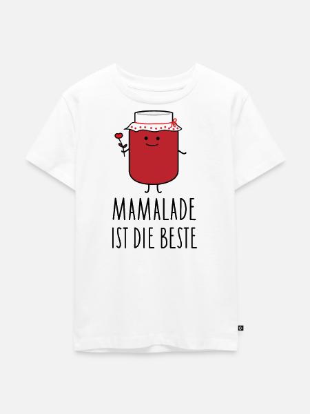 Mamas Marmelade - Kinder Premium Bio T-Shirt - Weiß