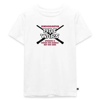 DAS WARS_v2 - Kinder Premium Bio T-Shirt - Weiß - Vorne - Hailey (125cm)