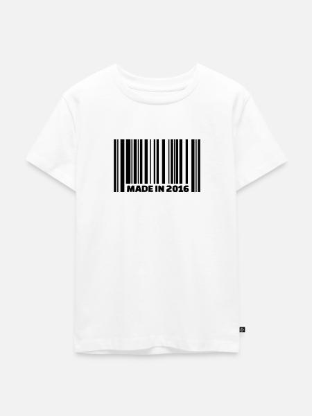 2016 - Kinder Premium Bio T-Shirt - Weiß