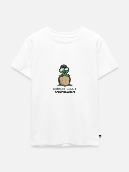 Besser nicht ansprechen - Kinder Premium Bio T-Shirt - Weiß