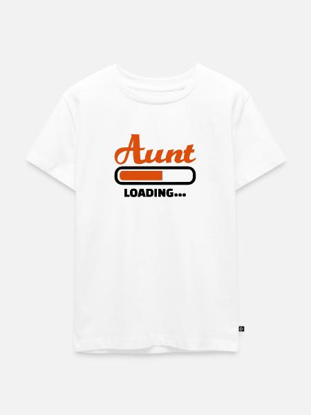 Tante - Kinder Premium Bio T-Shirt - Weiß