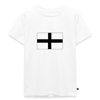 drapeau breton - T-shirt Premium bio Enfant - blanc - Devant - Hailey (125cm)