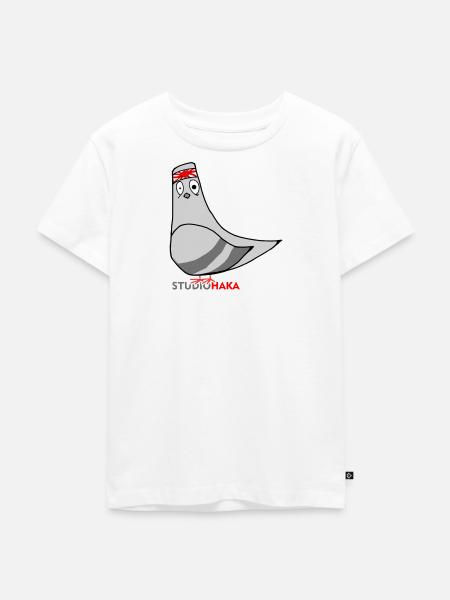 KAMIKAZE-STUDIOHAKA - Kinder Premium Bio T-Shirt - Weiß