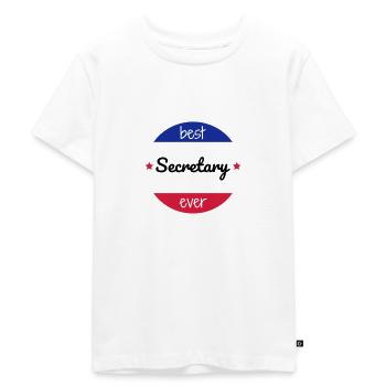 Sekretärin / Sekretariat / Assistenten / Manager - Kinder Premium Bio T-Shirt - Weiß - Vorne - Hailey (125cm)