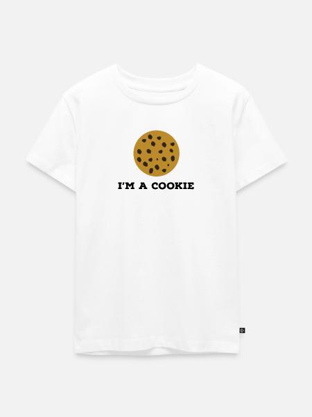 cookie - Kinder Premium Bio T-Shirt - Weiß