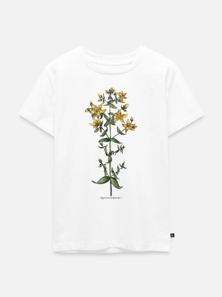 Johanniskraut - Kinder Premium Bio T-Shirt - Weiß