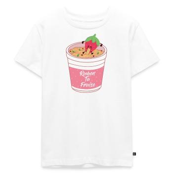 Ramen ta fraise - T-shirt Premium bio Enfant - blanc - Devant - Hailey (125cm)