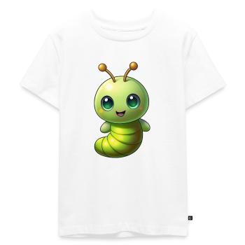 Glühwürmchen - Kinder Premium Bio T-Shirt - Weiß - Vorne - Hailey (125cm)