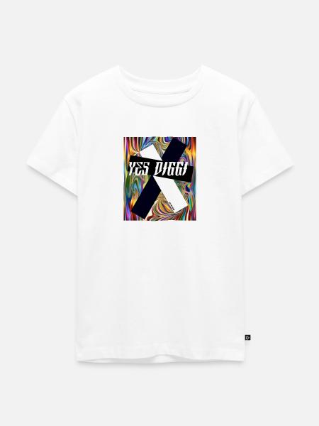 YES Diggi - Kinder Premium Bio T-Shirt - Weiß