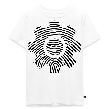 Gear DNA DNA fingerprint engineer mechanic - Kids Premium Organic T-Shirt - white - Front - Hailey (125cm)