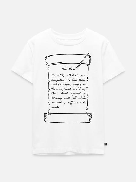 WRITER: Writer Definition - Kinder Premium Bio T-Shirt - Weiß
