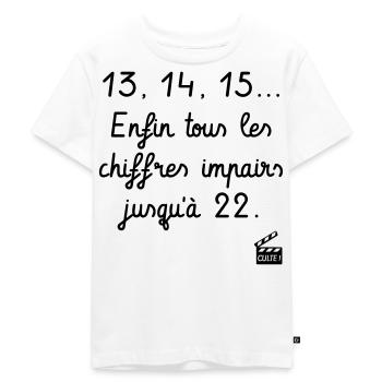 Kaameløtt - Réplique Culte - Citation Perceval - T-shirt Premium bio Enfant - blanc - Devant - Hailey (125cm)