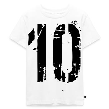 10 Nombre 10 Ans - T-shirt Premium bio Enfant - blanc - Devant - Hailey (125cm)
