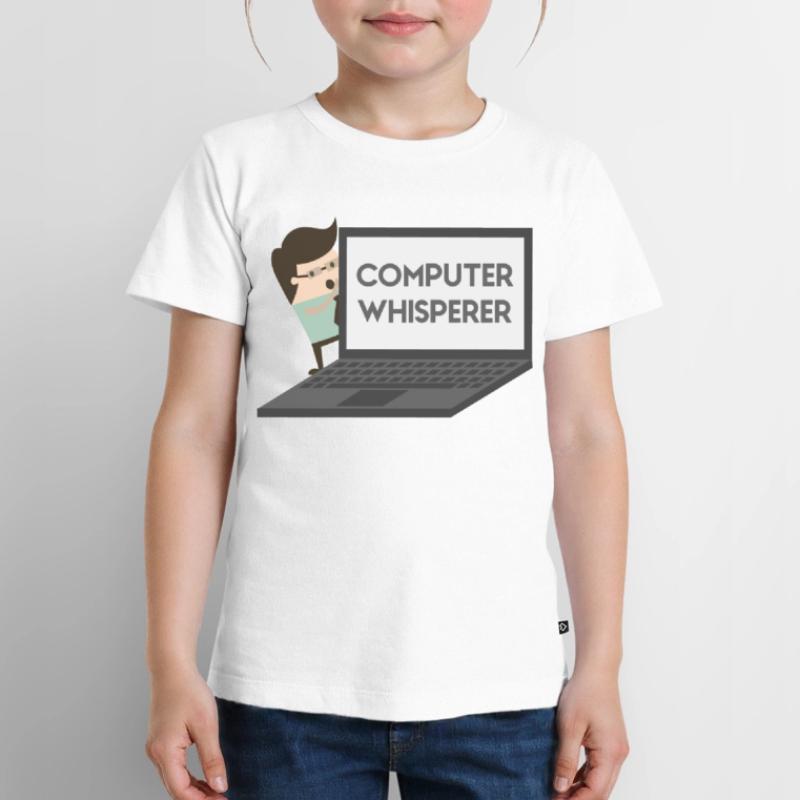Computer Whisperer Programmierer Informatiker Kinder Premium Bio T-Shirt