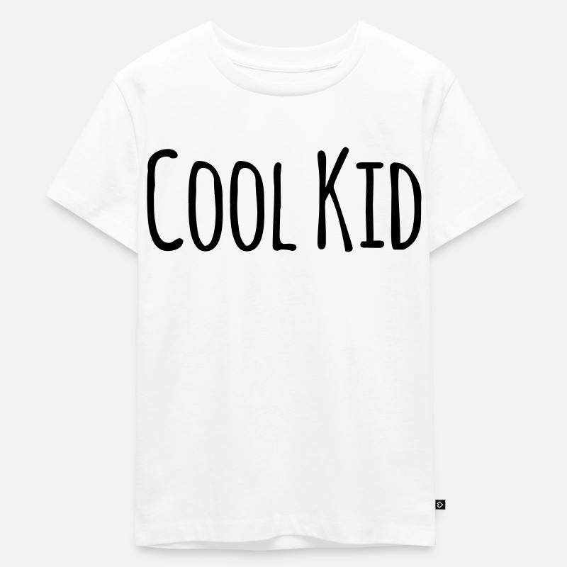 Cool Kid - Kinder Premium Bio T-Shirt - Weiß