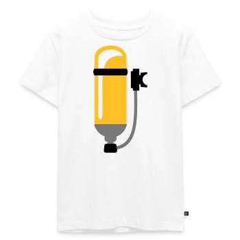 Volunteer Fire Department - Cadeau de protection respiratoire - T-shirt Premium bio Enfant - blanc - Devant - Hailey (125cm)