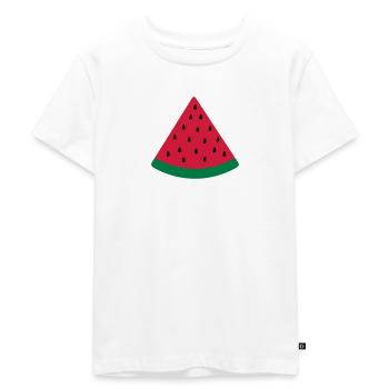 water melon melon d'eau - T-shirt Premium bio Enfant - blanc - Devant - Hailey (125cm)