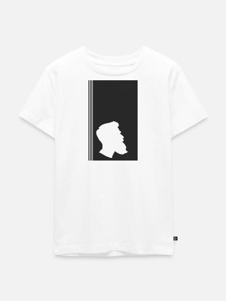 Gesichtsbehaarung Gentleman Baertig - Kinder Premium Bio T-Shirt - Weiß
