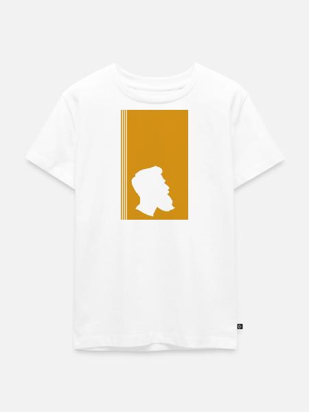 Schnurrbart Baertig - Kinder Premium Bio T-Shirt - Weiß