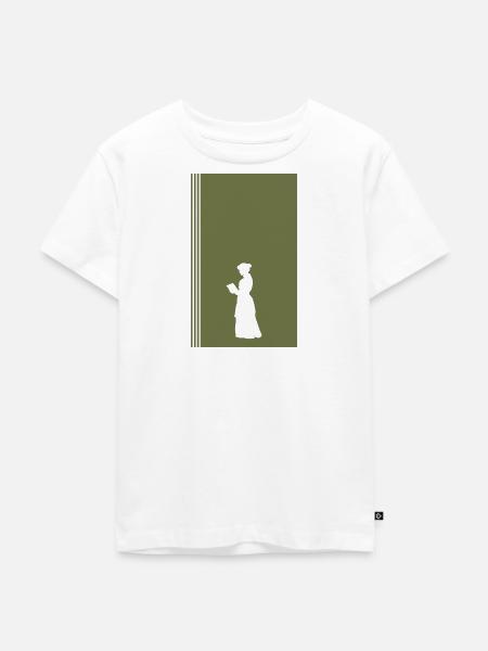 Leseratte Writing Roman - Kinder Premium Bio T-Shirt - Weiß