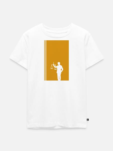 Anwalt Richter - Kinder Premium Bio T-Shirt - Weiß