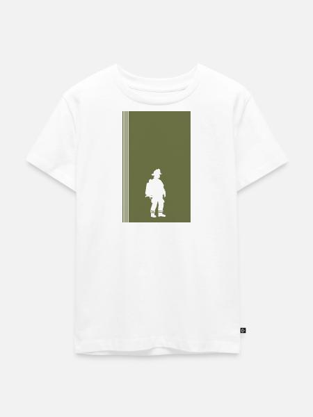 Feuerwehrfrau - Kinder Premium Bio T-Shirt - Weiß